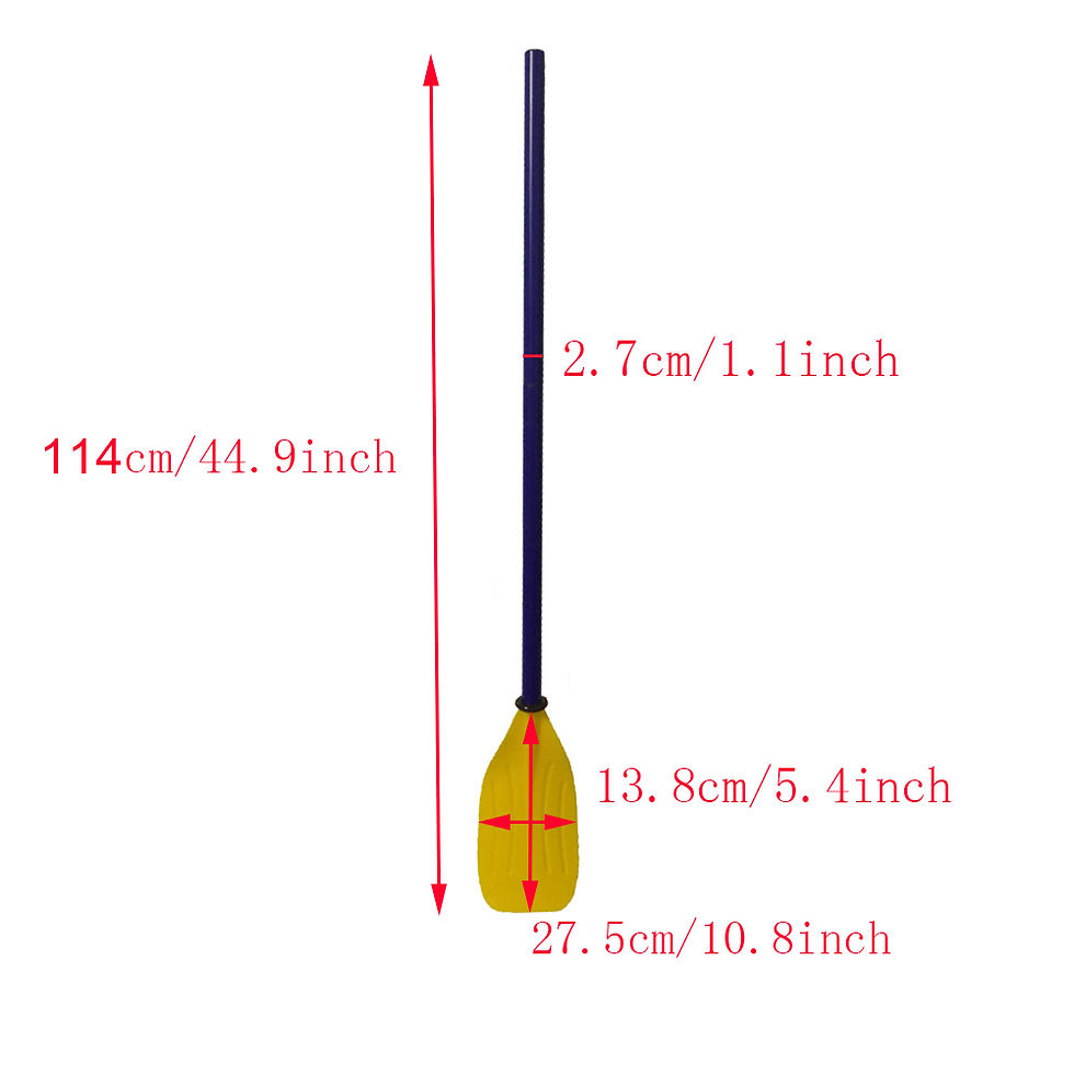 Thumbnail: 1 Pair 114cm/45inch Kids Plastic Kayak Canoe Paddle Water Boat Rafting Oar Paddl