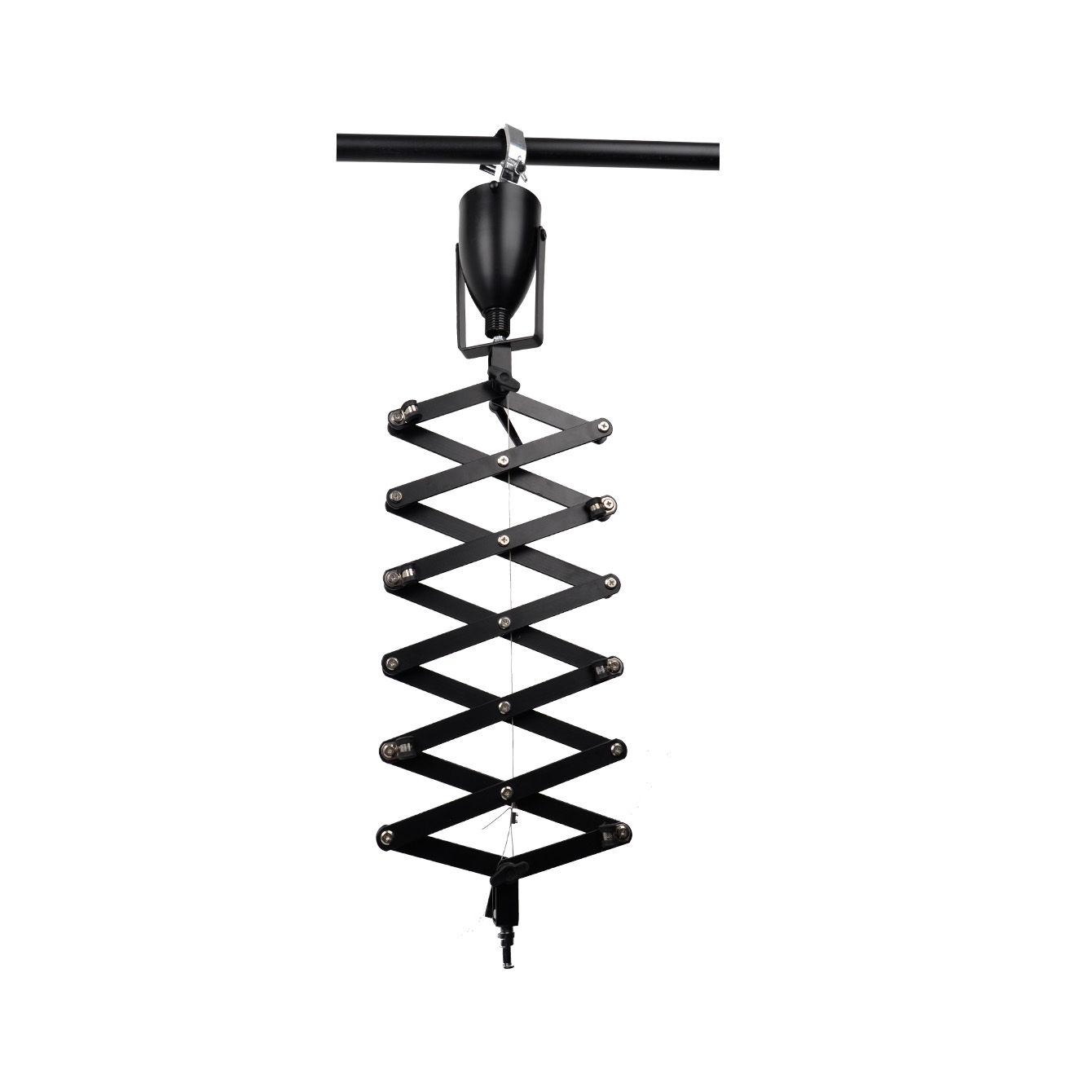 One or two photography light brackets save space; they offer both hook-type and