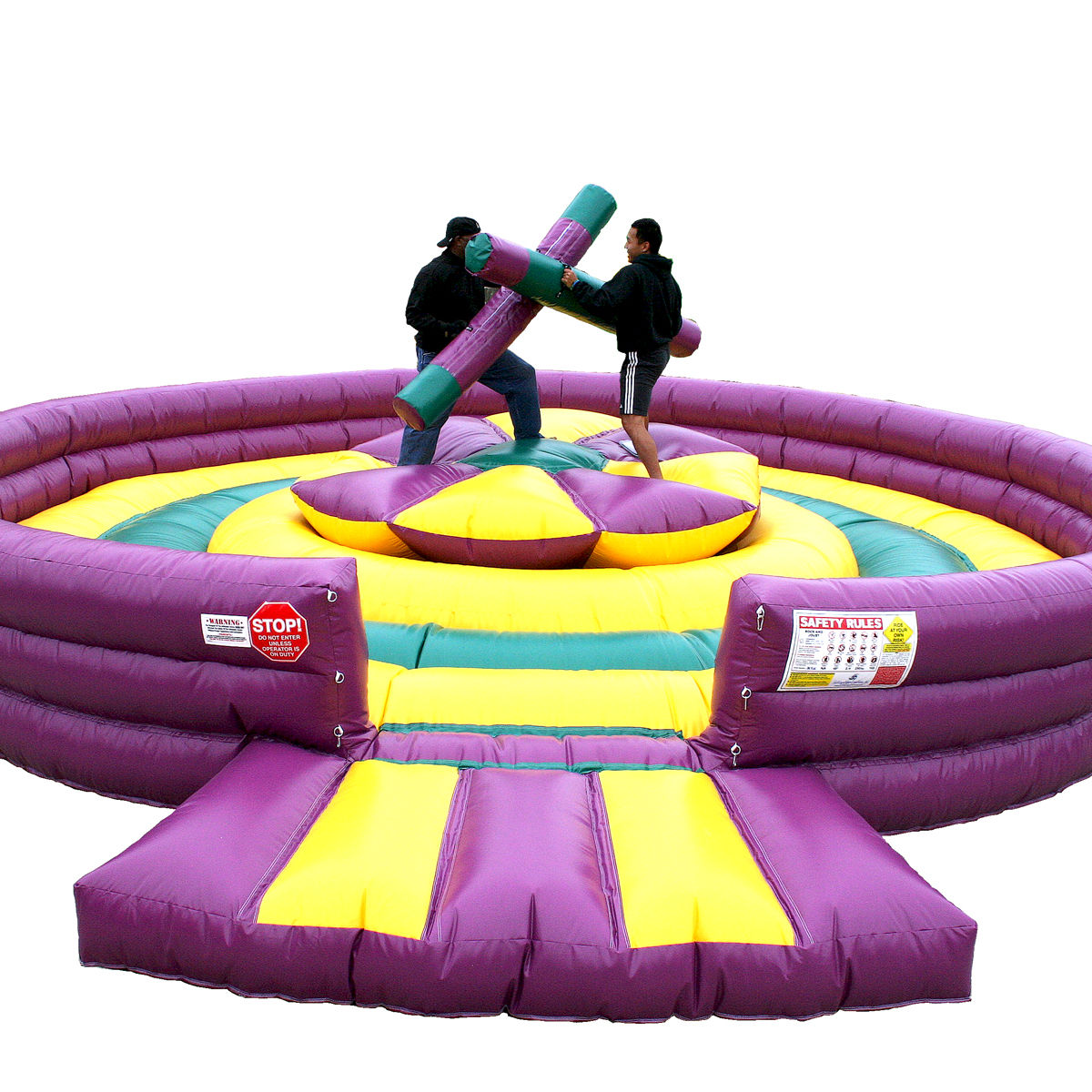 5x5m Outdoor Party Games Bouncy Inflatable Duel Game Gladiator Joust Bouncer