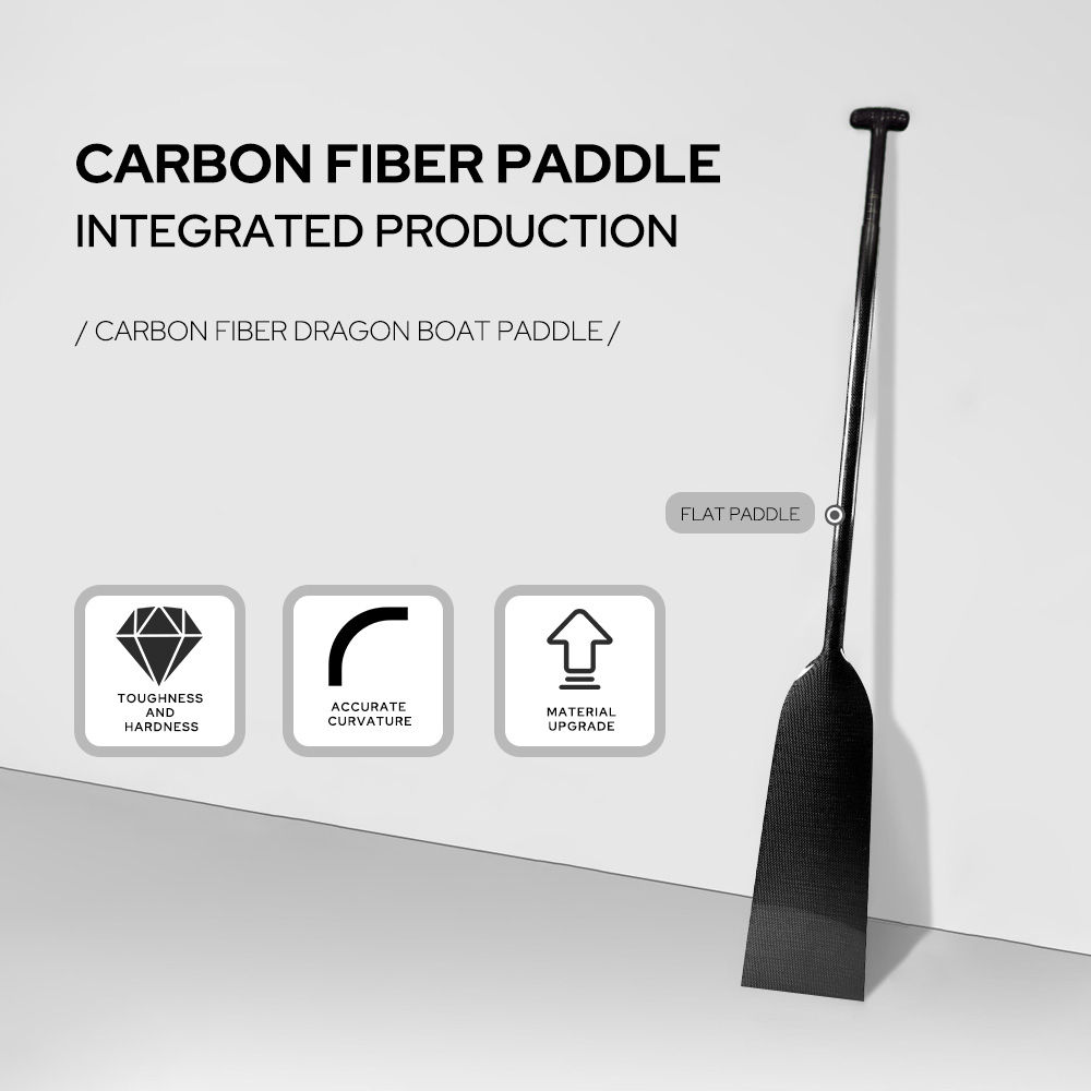 Dragon Boat 115-130 Cm Length Dragon Boat Paddle Carbon Fiber Hot-Melt Adjustabl