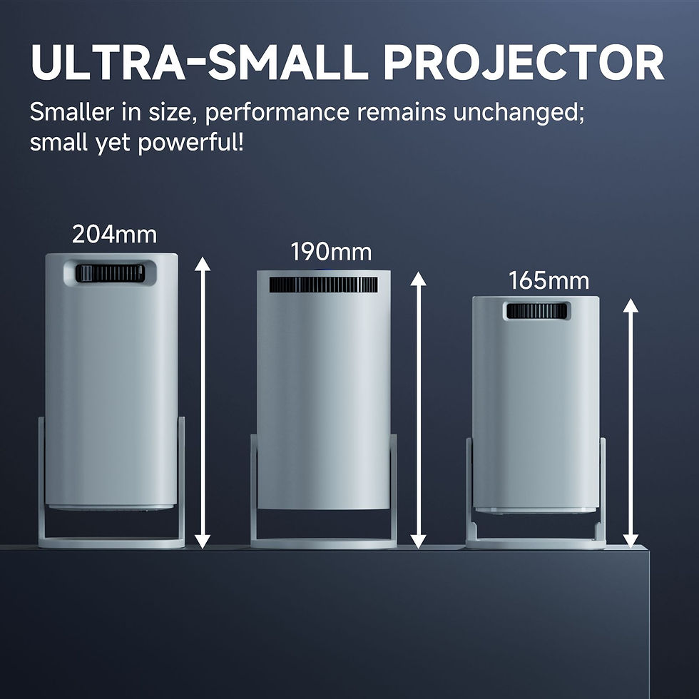 Thumbnail: P30PRO Android 14 Smart Mini Projector WiFi6 BT 5.0 Supports 4K 1280 * 720P Supp