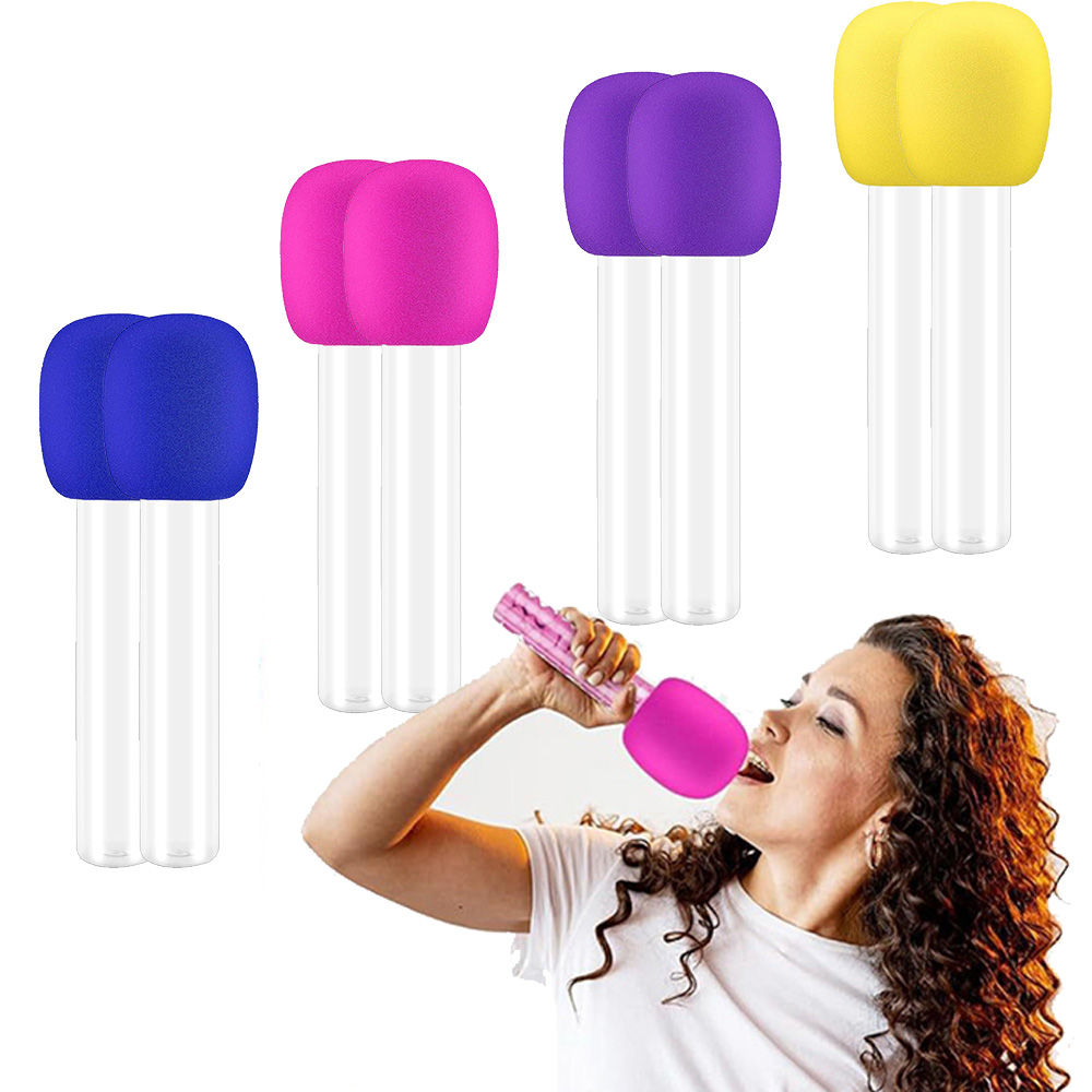 Microphone Candy Tubes Sweet Box 4 Colour Kids Disco Music Birthday Party Decora