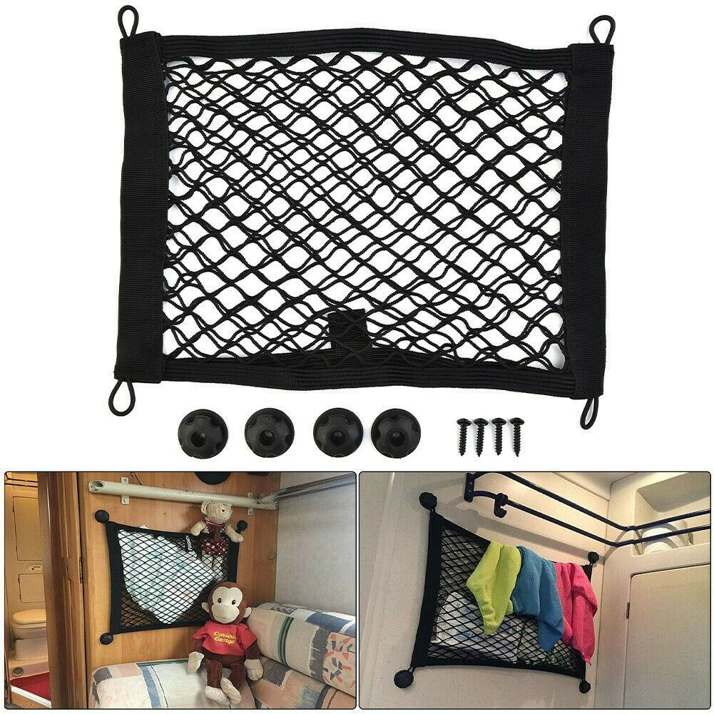 25x50cm Car Back Rear Trunk Storage Net Seat Elastic String Net Extra Large Elas
