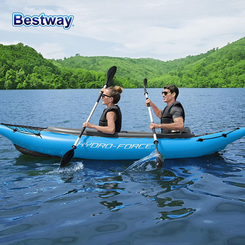Bestway 65131/65115 Professional Inflatable Fishing Kayak - Durable PVC Material