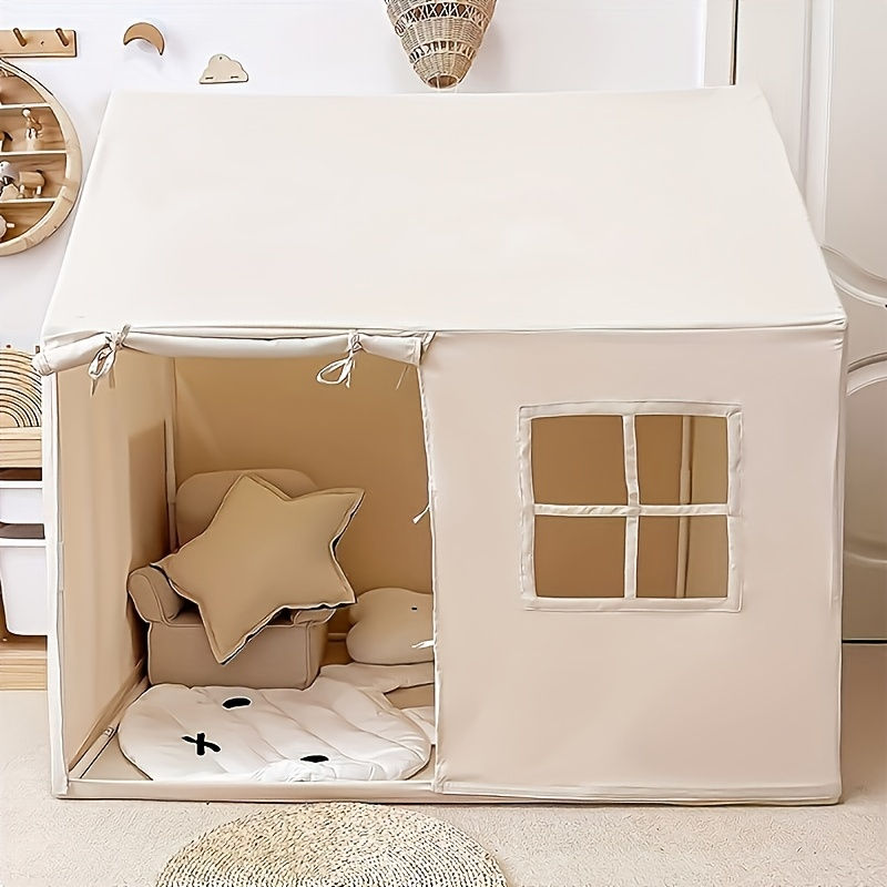 A Game Tent with a Bottom Mat a Large Amusement Park with a Window Easy to Clean
