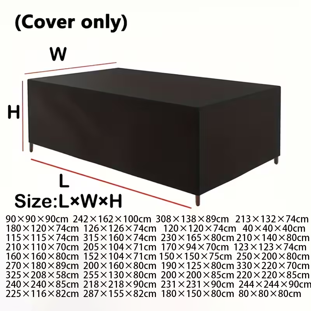 Outdoor Patio Dust Cover Garden Furniture 210D Polyester All Purpose Covers Gard