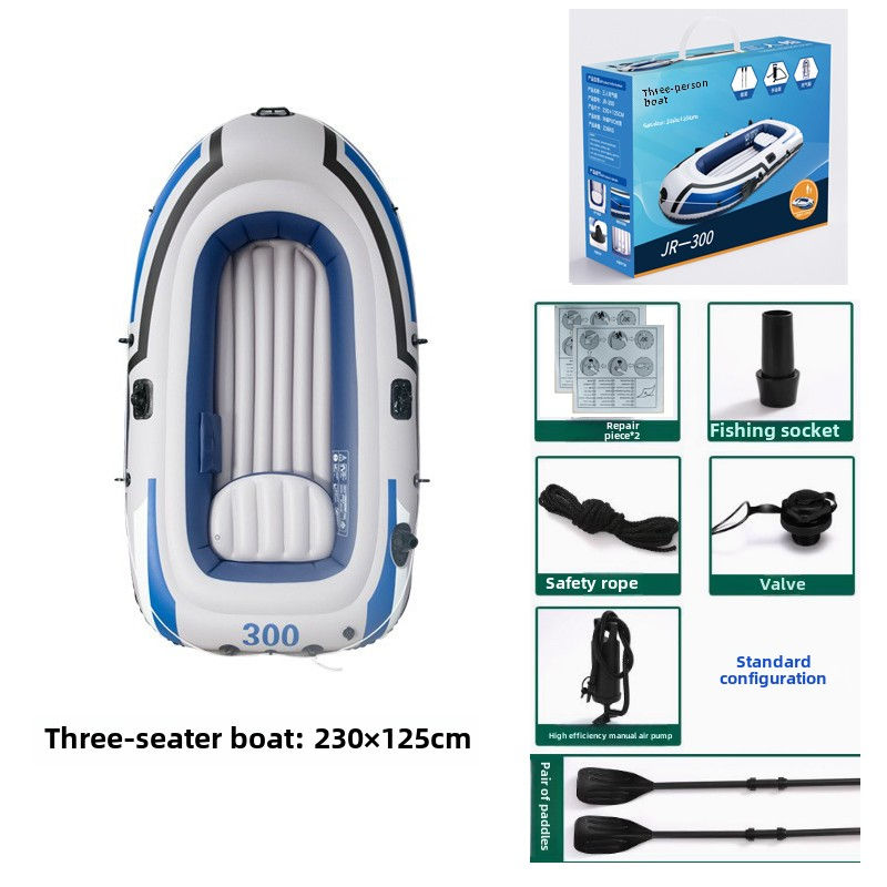 Thumbnail: Portable Assault Boat ,Thick Bottom, Multi-Person Kayak , Drifting Fishing,Infla
