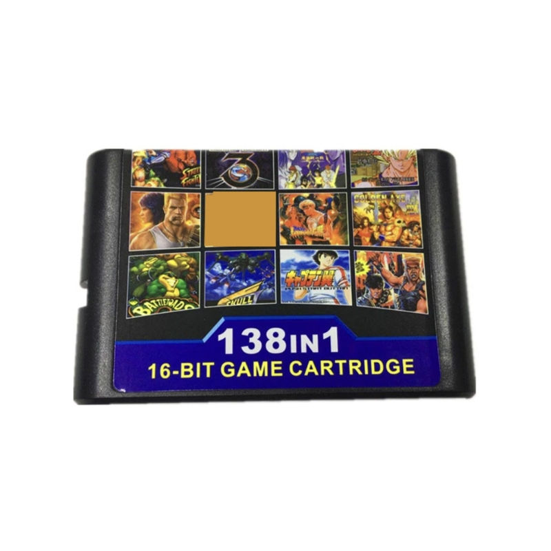 138 Hot Games In One Cartridge For Megadrive Genesis Consoles 138 In 1 Game Card