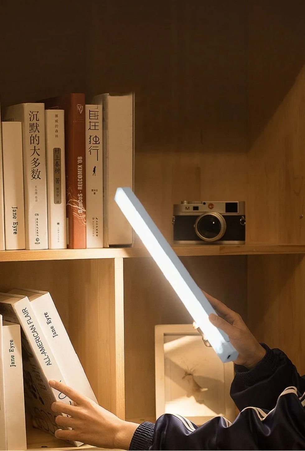 Thumbnail: PIR Motion Sensor Portable Rechargeable Led Lamp Portable Indoor Lighting USB La