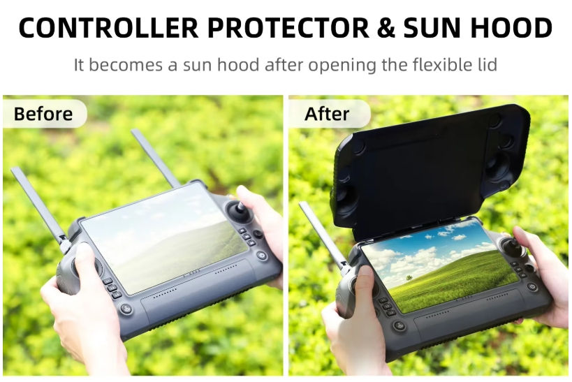 Thumbnail: Agricultural Drone Remote Controller Lens Hood RC Protection Cover Case for DJI 
