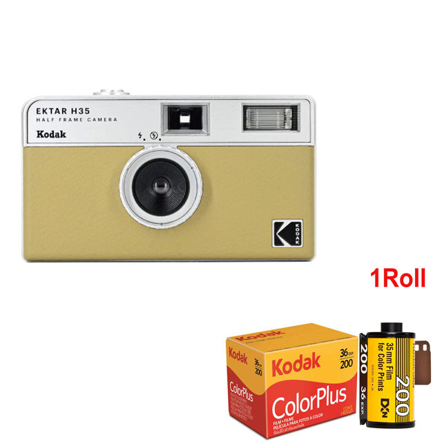 Thumbnail: KODAK EKTAR H35 Half Frame Rangefinder Camera 35mm Film Camera 135 Film Non Disp