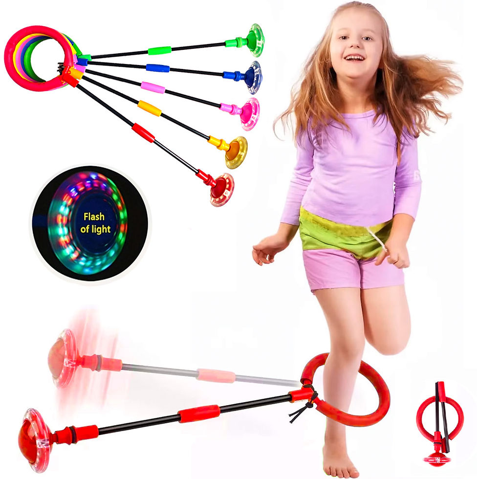 Thumbnail: Flash Jumping Rope Ball Kids One Foot Outdoor Fun Sports Children Jumping Force 
