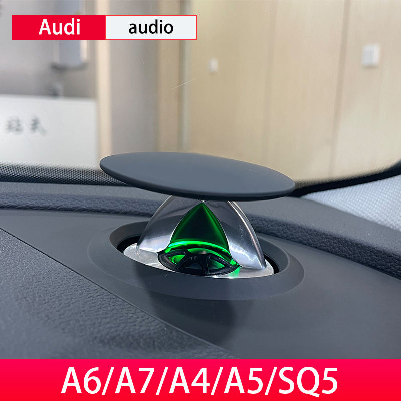 LED Lift Audio Speaker For Audi A6 C8 C7 A4 B9 RS5 RS4 Q5 Q7 A7 Tweeter With Amb