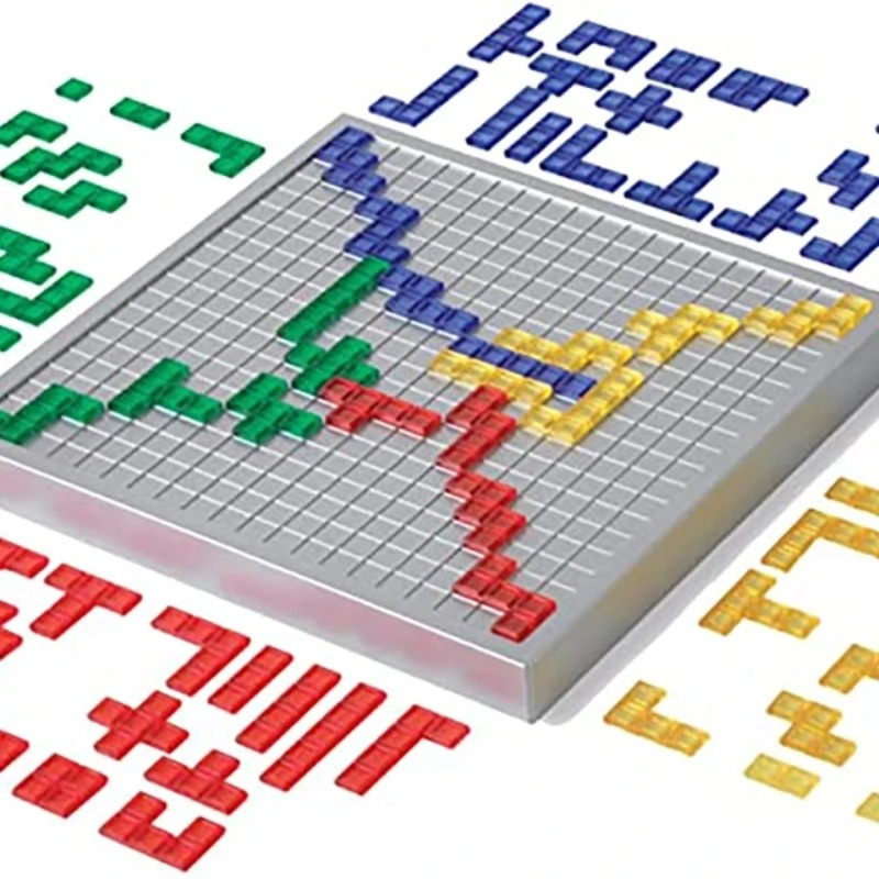 Strategy Game Blokus Board Game Educational ToysSquares Game Easy To Play For Ch