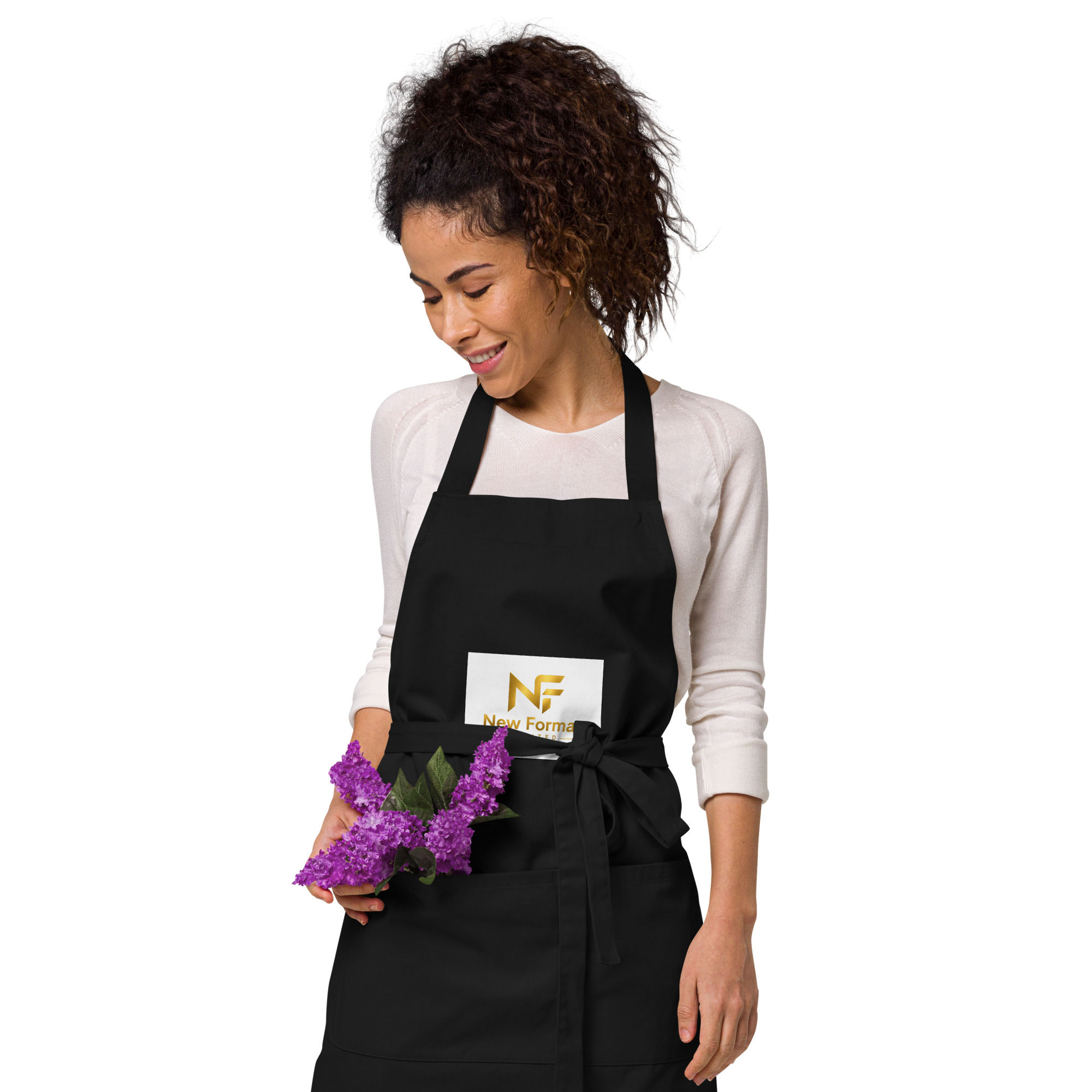 Organic cotton apron - New Format