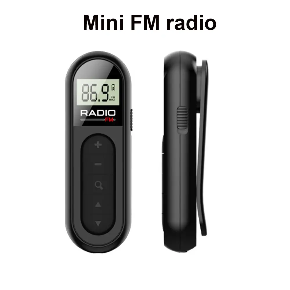 Rechargeable Portable FM Radio Pocket Digital Radio,Transistor Walkman Small Rad