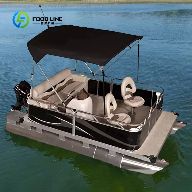 High Speed Luxury Jet Boat Aluminum Hull Inboard Engine Powered Sport Waterski V