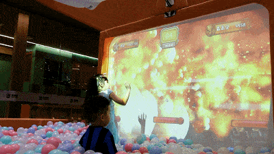 Thumbnail: Interactive Virtual Touch System Portable Playground Projection Screen Amusement