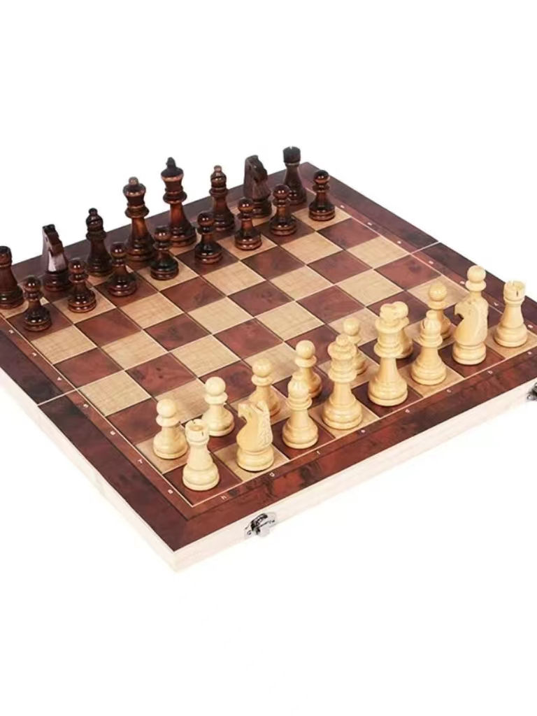 Thumbnail: 3 In 1 Board Party Table Games Dice Chess Backgammon Board Entertainment Travel 