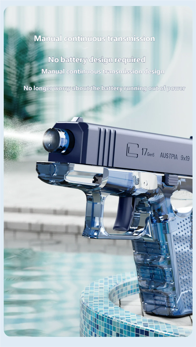 Thumbnail: Water Guns Toy Summer Pool Party Beach Play Spray Water Shooting Games Outdoor T
