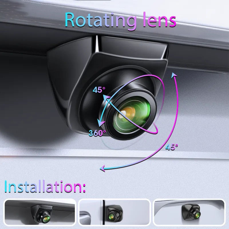 720P Camera AHD Switch CVBS Night Vision IP68 Waterproof 170° Degree Fisheye Go