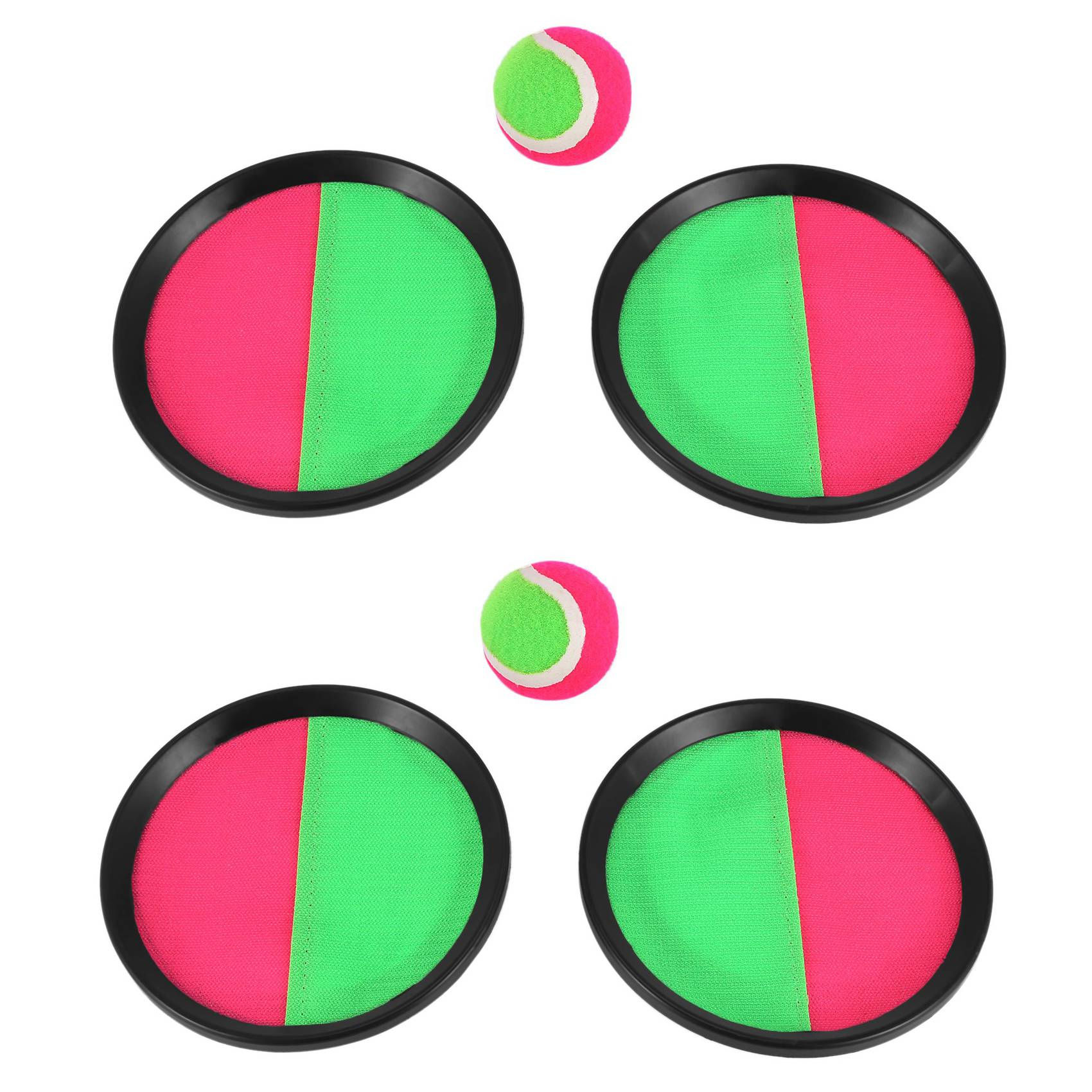 ELECT-2X Toss And Catch Game Set Paddle Catch Ball Game Outdoor Sports Catch Bal