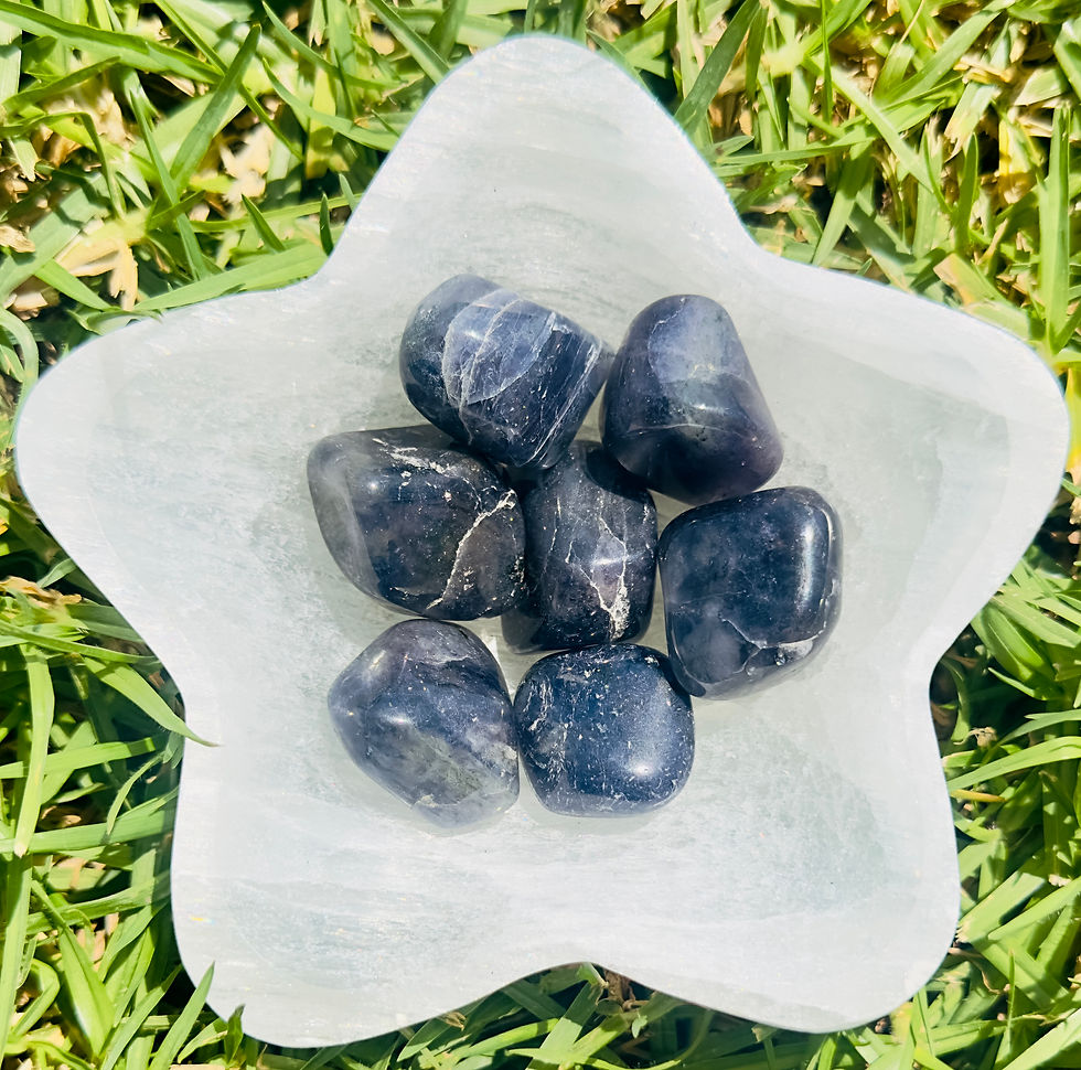 Thumbnail: Iolite Tumbled Crystal