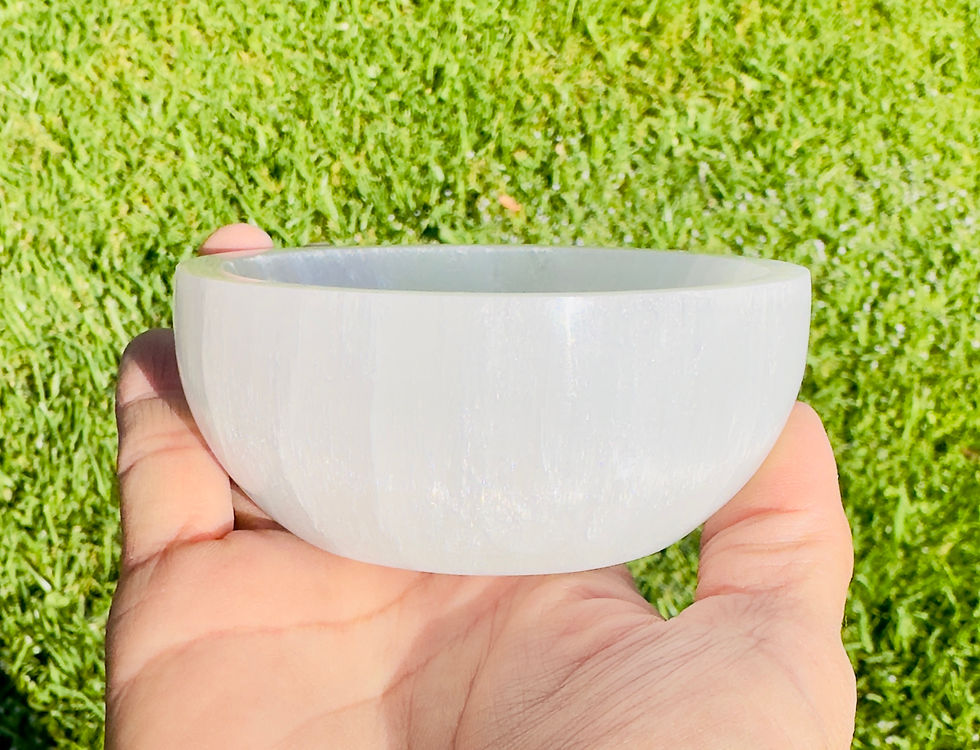 Selenite Round Bowl (large)