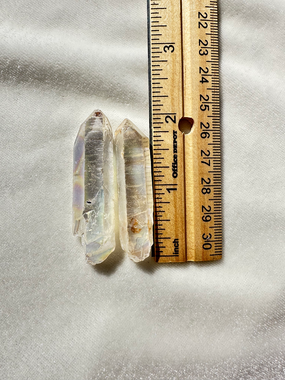 Thumbnail: Angel Aura Clear Quartz Single Terminated Crystal