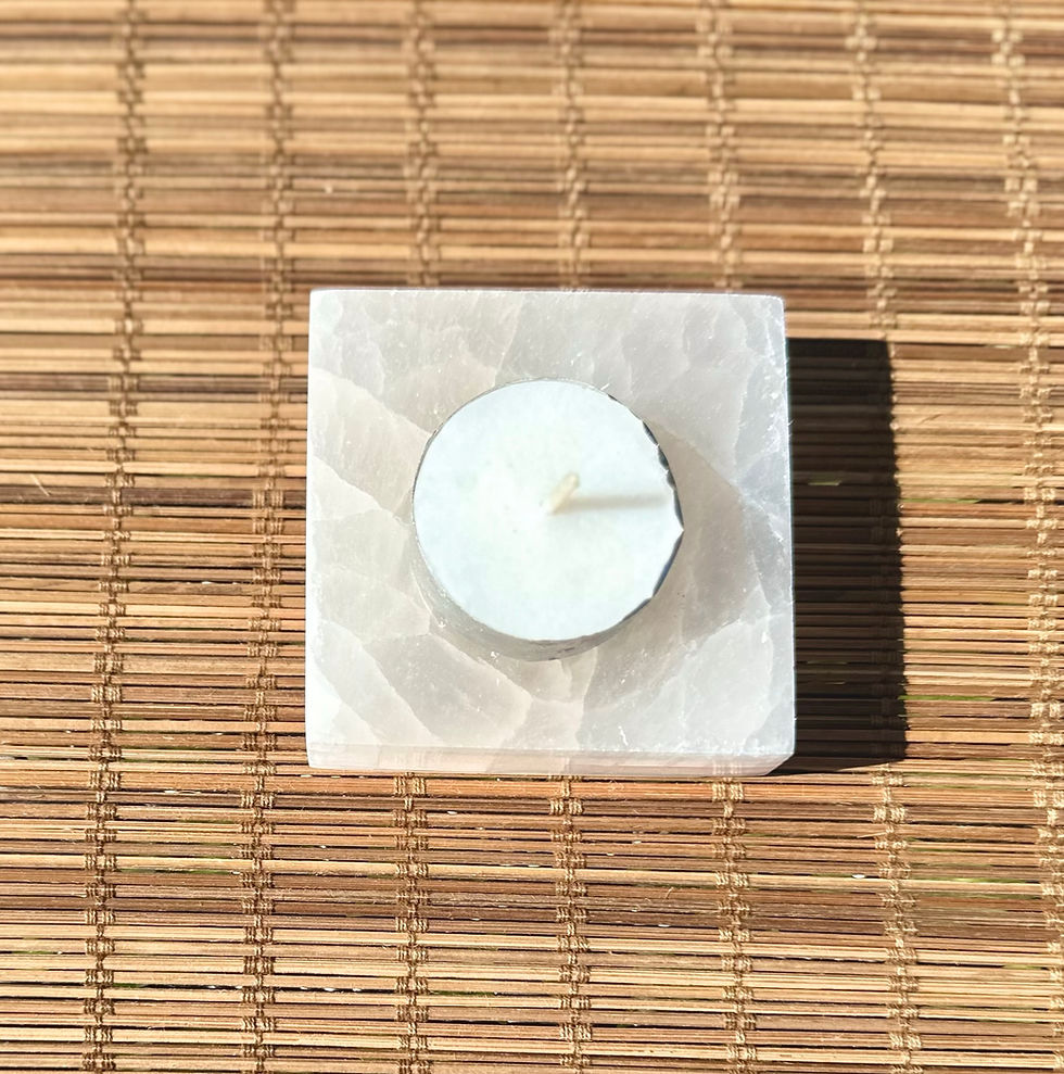 Thumbnail: Selenite Square Candle Holder