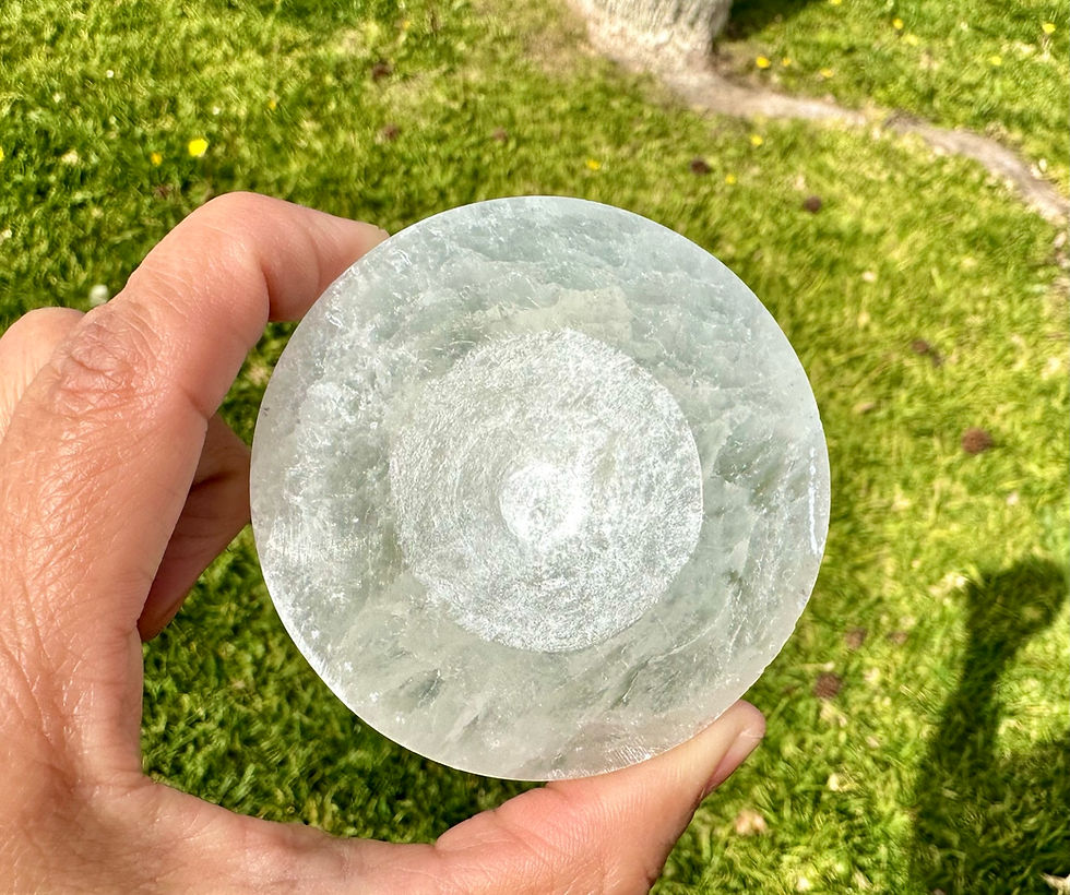 Thumbnail: Selenite Round Candle Holder