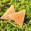 Thumbnail: Peach Selenite Triangle Plate