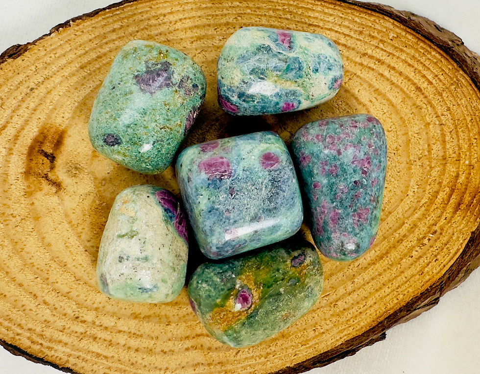 Thumbnail: Ruby in Fuchsite Tumbled Stone