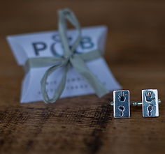 Personalised square cufflinks