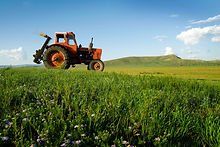 Tractor en el Trabajo