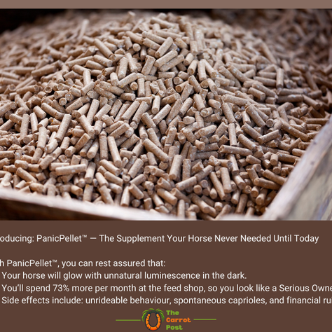 From Oats to Overcomplication: How Feeding Horses Became Rocket Science (and Big Business)