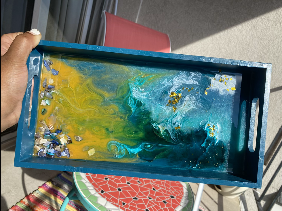 Thumbnail: Medium Custom Tray (Wood Base)