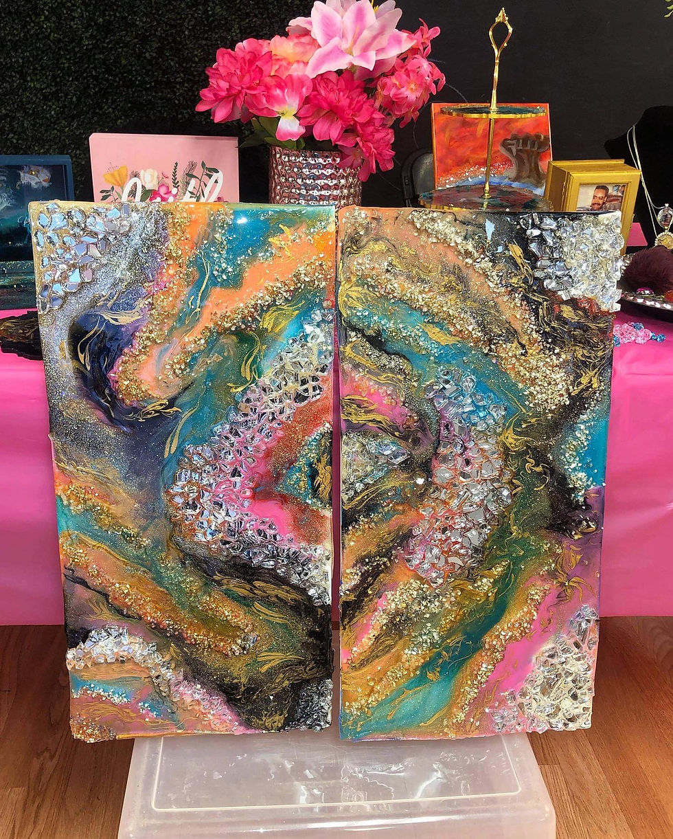 Thumbnail: 12" x 24" Canvas Painting