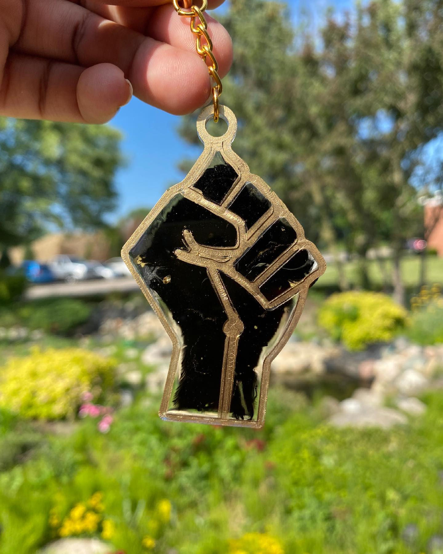 BLM Statement Keychain