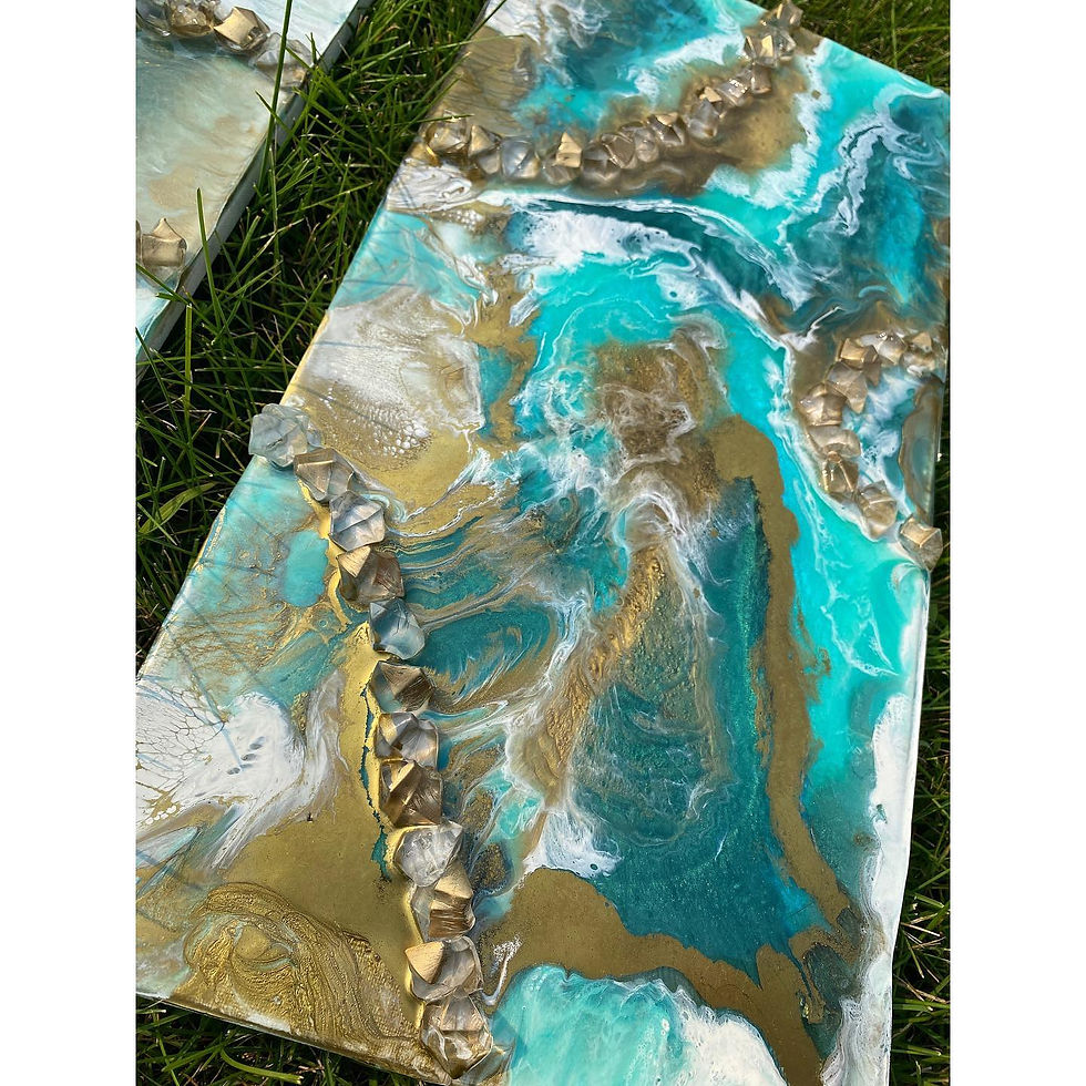 Thumbnail: 10" x 20" Canvas Painting