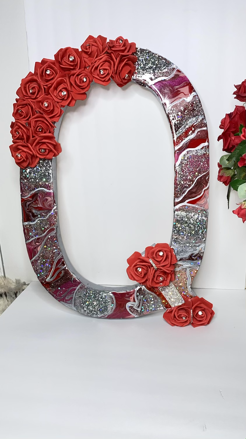 Custom Jumbo 3D Letter (Q)ueen