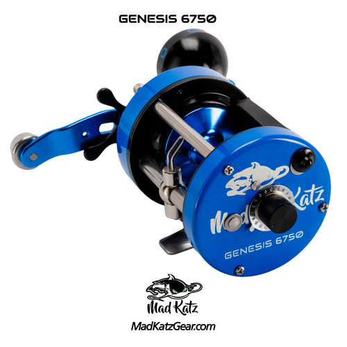 Genesis 6750 - Blue Ice Reel - (IT GLOWS) - Right Hand | Mad Katz Gear