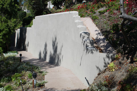 shotcrete retaining wall