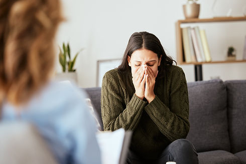 stress-psychologist-talking-woman-patient-sofa-medical-support-depression-risk-trauma-coun