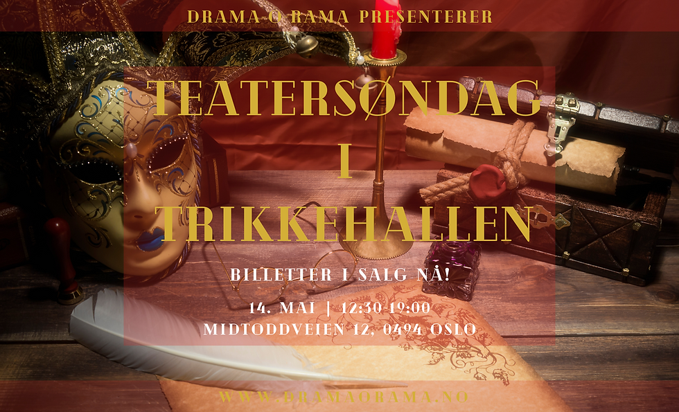 TEATERSØNDAG I TRIKKEHALLEN 2023