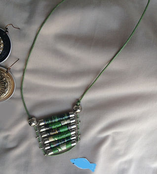 Collana di perle di carta