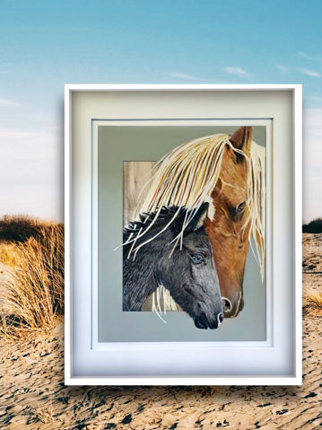 EASTERN SHORE~PONIES~MOM & FILLY