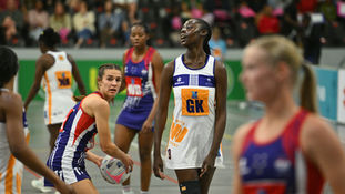 Ametisse Bandu giving it her all for Wits