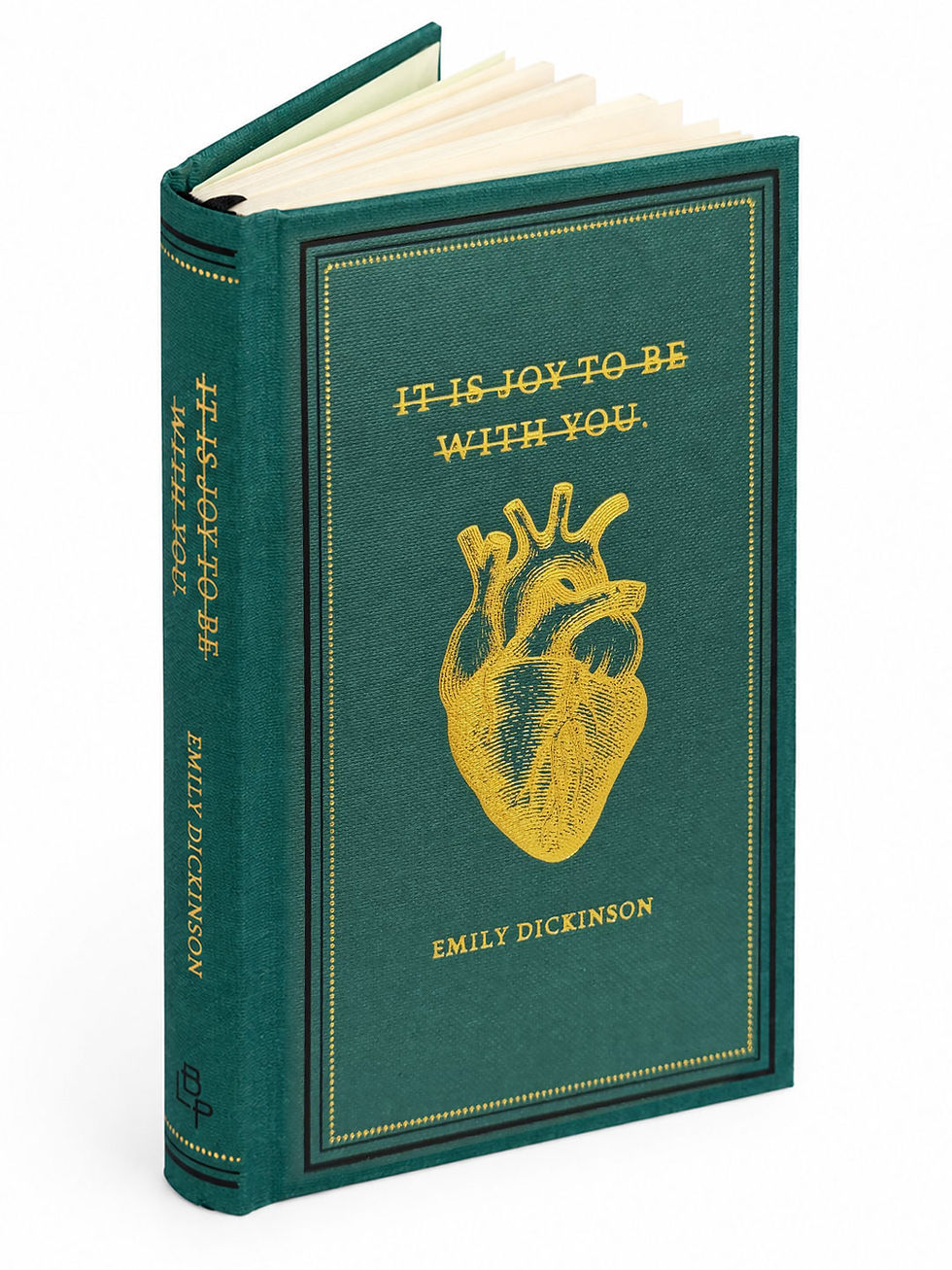 Emily Dickinson - It Is Joy To Be With You. Cover Black Letter Press