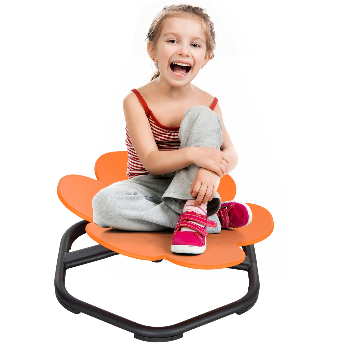 Spinning Sensory Chair – Sit and Spin Balance Seat (Orange)